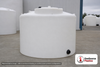 Snyder Industries 750 Gallon ASTM XLPE Heavy Duty Vertical Storage Tank. Crosslinked Linear Polyethylene; Natural White; dimensions 66.0in H x 68.0in W x 68.0in L; 155.0 lb empty; 1.9 specific gravity rating; fittings: 1 Manway / Lid; max temp 140 deg  F / 60 deg  C; 3 Year Warranty. Manufacturer part number 5990900N42. Sold by OneSource Plastics (https://www.onesourceplastics.com).