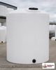 Chem-Tainer 6400 Gallon Vertical Storage Tank. Polyethylene; Natural White; 150" H x 120" W x 120" L; fittings: 1 Outlet, 1