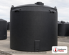 Snyder Industries 8750 Gallon ASTM XLPE Black Heavy Duty Vertical Storage Tank. Crosslinked Linear Polyethylene; Black; dimensions 146.0in H x 142.0in W x 142.0in L; 2400.0 lb empty; 1.9 specific gravity rating; fittings: 1 Manway / Lid; max temp 140 deg  F / 60 deg  C; 3 Year Warranty. Manufacturer part number 5360100n48. Manufactured by Snyder. Sold by OneSource Plastics (https://www.onesourceplastics.com).