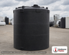 Snyder Industries 7900 Gallon ASTM XLPE Black Vertical Storage Tank. Crosslinked Linear Polyethylene; Black; dimensions 177.0in H x 120.0in W x 120.0in L; 2700.0 lb empty; 1.5 specific gravity rating; fittings: 1 Manway / Lid; max temp 140 deg  F / 60 deg  C; 3 Year Warranty. Manufacturer part number 7370000n46. Manufactured by Snyder. Sold by OneSource Plastics (https://www.onesourceplastics.com).