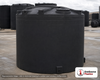 Snyder Industries 6600 Gallon ASTM XLPE Black Heavy Duty Vertical Storage Tank. Crosslinked Linear Polyethylene; Black; dimensions 158.0in H x 120.0in W x 120.0in L; 2100.0 lb empty; 1.9 specific gravity rating; fittings: 1 Manway / Lid; max temp 140 deg  F / 60 deg  C; 3 Year Warranty. Manufacturer part number 5300400n48. Manufactured by Snyder. Sold by OneSource Plastics (https://www.onesourceplastics.com).
