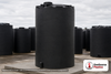 Snyder Industries 6000 Gallon ASTM XLPE Black Vertical Storage Tank. Crosslinked Linear Polyethylene; Black; 188" H x 102" W
