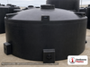 Snyder Industries 5600 Gallon ASTM XLPE Black Vertical Storage Tank. Crosslinked Linear Polyethylene; Black; dimensions 102.0in H x 142.0in W x 142.0in L; 1150.0 lb empty; 1.5 specific gravity rating; fittings: 1 Manway / Lid; max temp 140 deg  F / 60 deg  C; 3 Year Warranty. Manufacturer part number 5250000n46. Manufactured by Snyder. Sold by OneSource Plastics (https://www.onesourceplastics.com).