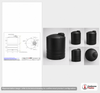 Dimensional spec drawing for Snyder 4650 Gallon Vertical Storage Tank (102" L x 102" W x 154" H)