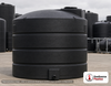 Snyder Industries 2650 Gallon ASTM XLPE Black Vertical Storage Tank. Crosslinked Linear Polyethylene; Black; dimensions 97.0in H x 102.0in W x 102.0in L; 510.0 lb empty; 1.5 specific gravity rating; fittings: 1 Manway / Lid; max temp 140 deg  F / 60 deg  C; 3 Year Warranty. Manufacturer part number 8390000n46. Manufactured by Snyder. Sold by OneSource Plastics (https://www.onesourceplastics.com).