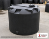 Snyder Industries 2500 Gallon ASTM XLPE Black Heavy Duty Vertical Storage Tank. Crosslinked Linear Polyethylene; Black; dimensions 98.0in H x 96.0in W x 96.0in L; 620.0 lb empty; 1.9 specific gravity rating; fittings: 1 Manway / Lid; max temp 140 deg  F / 60 deg  C; 3 Year Warranty. Manufacturer part number 5090300n48. Manufactured by Snyder. Sold by OneSource Plastics (https://www.onesourceplastics.com).