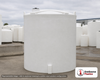 Snyder Industries 15000 Gallon XLPE Vertical Storage Tank. Crosslinked Linear Polyethylene; Natural White; dimensions 234.0in H x 143.0in W x 143.0in L; 4400.0 lb empty; 1.5 specific gravity rating; fittings: 1 Manway / Lid; max temp 140 deg  F / 60 deg  C; 3 Year Warranty. Manufacturer part number 5370000n40. Manufactured by Snyder. Sold by OneSource Plastics (https://www.onesourceplastics.com).