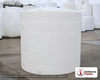 Snyder Industries 8750 Gallon ASTM XLPE Heavy Duty Vertical Storage Tank. Crosslinked Linear Polyethylene; Natural White; dimensions 146.0in H x 142.0in W x 142.0in L; 2400.0 lb empty; 1.9 specific gravity rating; fittings: 1 Manway / Lid; max temp 140 deg  F / 60 deg  C; 3 Year Warranty. Manufacturer part number 5360100n42. Manufactured by Snyder. Sold by OneSource Plastics (https://www.onesourceplastics.com).