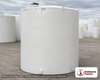 Snyder Industries 8000 Gallon ASTM XLPE Heavy Duty Vertical Storage Tank. Crosslinked Linear Polyethylene; Natural White; dimensions 186.0in H x 120.0in W x 120.0in L; 2300.0 lb empty; 1.9 specific gravity rating; fittings: 1 Manway / Lid; max temp 140 deg  F / 60 deg  C; 3 Year Warranty. Manufacturer part number 5300600n42. Manufactured by Snyder. Sold by OneSource Plastics (https://www.onesourceplastics.com).