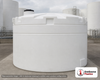 Snyder Industries 4600 Gallon ASTM XLPE Heavy Duty Vertical Storage Tank. Crosslinked Linear Polyethylene; Natural White; dimensions 116.0in H x 120.0in W x 120.0in L; 1450.0 lb empty; 1.9 specific gravity rating; fittings: 1 Manway / Lid; max temp 140 deg  F / 60 deg  C; 3 Year Warranty. Manufacturer part number 7000500n42. Manufactured by Snyder. Sold by OneSource Plastics (https://www.onesourceplastics.com).