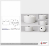 Dimensional spec drawing for Snyder 4500 Gallon Vertical Storage Tank (143" L x 143" W x 91" H)
