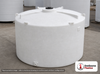 Snyder Industries 2500 Gallon ASTM XLPE Vertical Storage Tank. Crosslinked Linear Polyethylene; Natural White; 98" H x 96" W