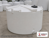 Snyder Industries 2000 Gallon ASTM XLPE Vertical Storage Tank. Crosslinked Linear Polyethylene; Natural White; 84" H x 96" W