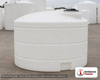 Snyder Industries 1500 Gallon ASTM XLPE Heavy Duty Vertical Storage Tank. Crosslinked Linear Polyethylene; Natural White; dimensions 72.0in H x 86.0in W x 86.0in L; 270.0 lb empty; 1.9 specific gravity rating; fittings: 1 Manway / Lid; max temp 140 deg  F / 60 deg  C; 3 Year Warranty. Manufacturer part number 8120100n42. Sold by OneSource Plastics (https://www.onesourceplastics.com).