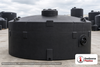 Snyder Industries 7000 Gallon ASTM Black Heavy Duty Vertical Storage Tank. High Density Linear Polyethylene; Black; 122" H x