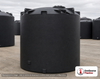 Snyder Industries 6000 Gallon ASTM Black Heavy Duty Vertical Storage Tank. Polyethylene; Black; dimensions 145.0in H x 120.0in W x 120.0in L; 1500.0 lb empty; 1.9 specific gravity rating; fittings: 1 Manway / Lid; max temp 120 deg  F / 48 deg  C; 3 Year Warranty. Manufacturer part number 7140300n51. Manufactured by Snyder. Sold by OneSource Plastics (https://www.onesourceplastics.com).