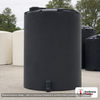 Snyder Industries 5000 Gallon ASTM Black Vertical Storage Tank. Polyethylene; Black; dimensions 154.0in H x 102.0in W x 102.0in L; 950.0 lb empty; 1.5 specific gravity rating; fittings: 1 Manway / Lid; max temp 120 deg  F / 48 deg  C; 3 Year Warranty. Manufacturer part number 1002100n49. Manufactured by Snyder. Sold by OneSource Plastics (https://www.onesourceplastics.com).