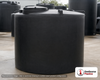 Snyder Industries 2500 Gallon ASTM 1.35 SG Black Vertical Storage Tank. Polyethylene; Black; dimensions 98.0in H x 96.0in W x 96.0in L; 400.0 lb empty; 1.35 specific gravity rating; fittings: 1 Manway / Lid; max temp 120 deg  F / 48 deg  C; 3 Year Warranty. Manufacturer part number 5090300N33. Sold by OneSource Plastics (https://www.onesourceplastics.com).