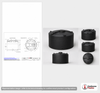 Dimensional spec drawing for Snyder 2000 Gallon Vertical Storage Tank (96" L x 96" W x 84" H)