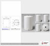 Dimensional spec drawing for Snyder 15000 Gallon Vertical Storage Tank (143" L x 143" W x 234" H)