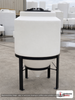 Snyder Industries 150 Gallon Heavy Duty Cone Bottom Mixing Tank. High Density Linear Polyethylene; Natural White; 48" H x