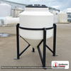 Snyder Industries 60 Gallon Heavy Duty Cone Bottom Mixing Tank. 60 gallon capacity; High Density Linear Polyethylene