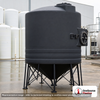 Snyder Industries 3000 Gallon Heavy Duty Cone Bottom Tank. 3000 gallon capacity; High Density Linear Polyethylene; Black