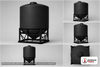 Snyder Industries 3600 Gallon Black Heavy Duty HDPE Cone Bottom Tank