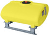 Enduraplas 100 Gallon Yellow Horizontal Sump Bottom Leg Tank w/ Frame