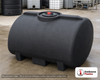 Enduraplas 150 Gallon Black Horizontal Sump Bottom Leg Tank. Polyethylene; Black; dimensions 33.0in H x 41.0in W x 46.0in L; 70.0 lb empty; 1.9 specific gravity rating; fittings: 1 Manway / Lid; 10 Year Warranty with Activation. Manufacturer part number THD00150B. Sold by OneSource Plastics (https://www.onesourceplastics.com).