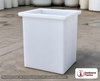 Chem-Tainer 75 Gallon PP Rectangular Open Top Tank. Manufacturer part number TC-R242430B.