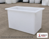 Chem-Tainer 150 Gallon PP Rectangular Open Top Tank. . Manufacturer part number TC-R244830B. Sold by OneSource Plastics (https://www.onesourceplastics.com).