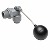 Chem-Tainer 1.5 Inch Water Tank Float Valve - PVC float valve with stainless arm and float ball - OneSource Plastics