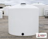 Chem-Tainer 2800 Gallon Vertical Storage Tank. Polyethylene; Natural White; dimensions 98.0in H x 95.0in W x 95.0in L; 520.0 lb empty; 1.5 specific gravity rating; fittings: 1 Outlet , 1 Manway / Lid; max temp 120 deg  F / 48 deg  C; 3 Year Warranty. Manufacturer part number TC9598IC-NAT. Sold by OneSource Plastics (https://www.onesourceplastics.com).