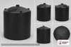 Dimensional spec drawing for Chem-Tainer 4000 Gallon Vertical Storage Tank