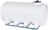 Enduraplas 2200 Gallon White Horizontal Sump Bottom Leg Tank w/ Frame