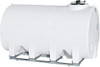 Enduraplas 2500 Gallon White Horizontal Sump Bottom Leg Tank w/ Frame