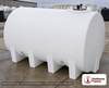 Enduraplas 3000 Gallon White Horizontal Sump Bottom Leg Tank. Polyethylene; Natural White; 93" H x 87" W x 130" L; fittings: