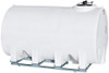 Enduraplas 3000 Gallon White Horizontal Sump Bottom Leg Tank w/ Frame