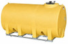 Enduraplas 2500 Gallon Yellow Horizontal Sump Bottom Leg Tank w/ Frame