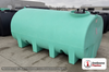 Enduraplas 1900 Gallon Green Horizontal Sump Bottom Leg Tank. Polyethylene; Green; dimensions 79.0in H x 71.0in W x 130.0in L; 682.0 lb empty; 1.9 specific gravity rating; fittings: 1 Manway / Lid; 10 Year Warranty with Activation. Manufacturer part number THD01900G. Sold by OneSource Plastics (https://www.onesourceplastics.com).