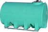 Enduraplas 2500 Gallon Green Horizontal Sump Bottom Leg Tank w/ Frame