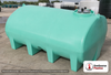 Enduraplas 2800 Gallon Green Horizontal Sump Bottom Leg Tank. Polyethylene; Green; 75" H x 97" W x 145" L; fittings: 1