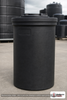 Snyder Industries 60 Gallon ASTM Black Heavy Duty Vertical Storage Tank. High Density Linear Polyethylene; Black; 40" H x