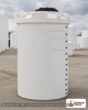 Snyder Industries 150 Gallon ASTM XLPE Heavy Duty Vertical Storage Tank. Crosslinked Linear Polyethylene; Natural White; dimensions 61.0in H x 34.0in W x 34.0in L; 58.0 lb empty; 1.9 specific gravity rating; fittings: 1 Manway / Lid; max temp 140 deg  F / 60 deg  C; 3 Year Warranty. Manufacturer part number 5710100n42. Manufactured by Snyder. Sold by OneSource Plastics (https://www.onesourceplastics.com).
