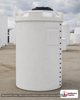 Snyder Industries 150 Gallon ASTM XLPE Heavy Duty Vertical Storage Tank. Crosslinked Linear Polyethylene; Natural White; 61"