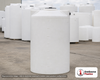 Snyder Industries 130 Gallon ASTM XLPE Heavy Duty Vertical Storage Tank. Crosslinked Linear Polyethylene; Natural White; 51"