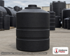 Snyder Industries 300 Gallon ASTM XLPE Black Heavy Duty Vertical Storage Tank. Crosslinked Linear Polyethylene; Black; 51" H