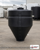 Snyder Industries 17 Gallon Heavy Duty Cone Bottom Mixing Tank. High Density Linear Polyethylene; Black; 24" H x 19" W x 19"