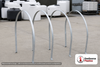 Norwesco 1610 Gallon Drainable Leg Tank Bands - 4 Required. Steel; dimensions 49.0in H x 2.0in W x 72.0in L; 19.0 lb empty. Manufacturer part number N-62434. Sold by OneSource Plastics (https://www.onesourceplastics.com).